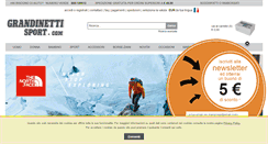 Desktop Screenshot of grandinettisport.com