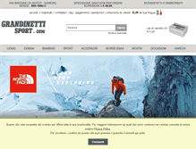 Tablet Screenshot of grandinettisport.com